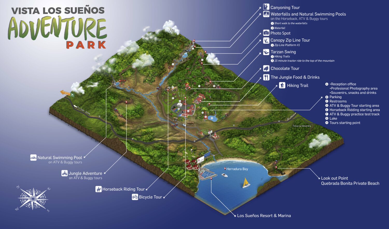 Los Sueños Marriott — Top 10 Adventures Guests Book